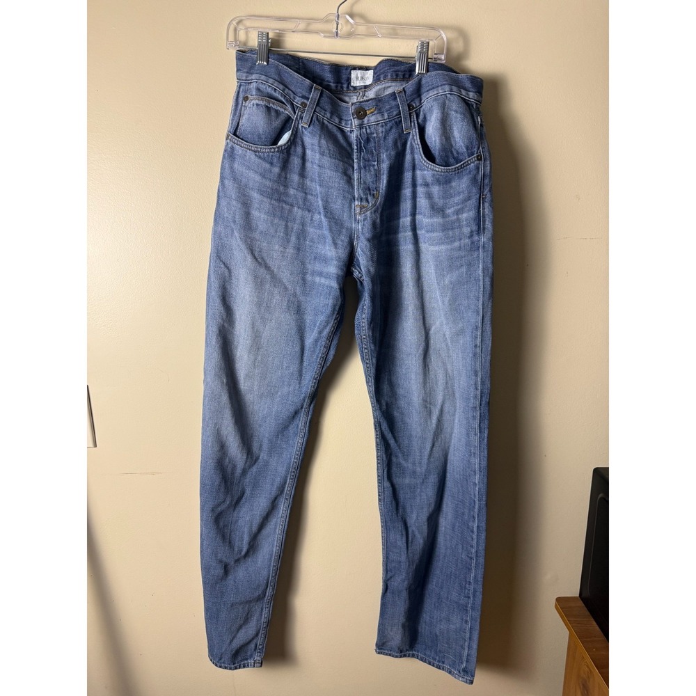 Hudson Blake SLIM Straight Jeans Men's 33 (32x33) Blue Stretch Casual Comfort